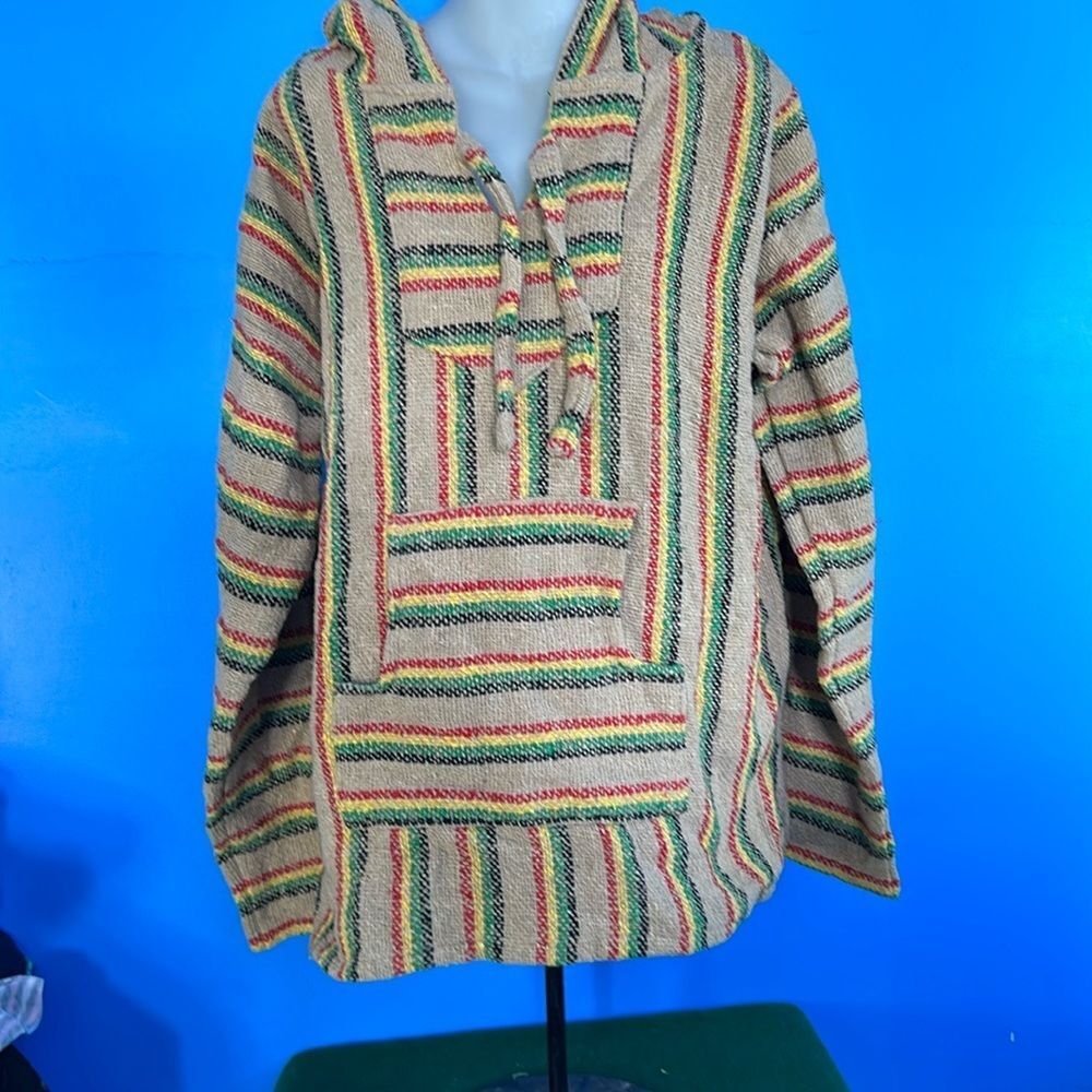 El Paso Saddle Blanket Men's Long Sleeve Surfer Top Pullover Shirt L